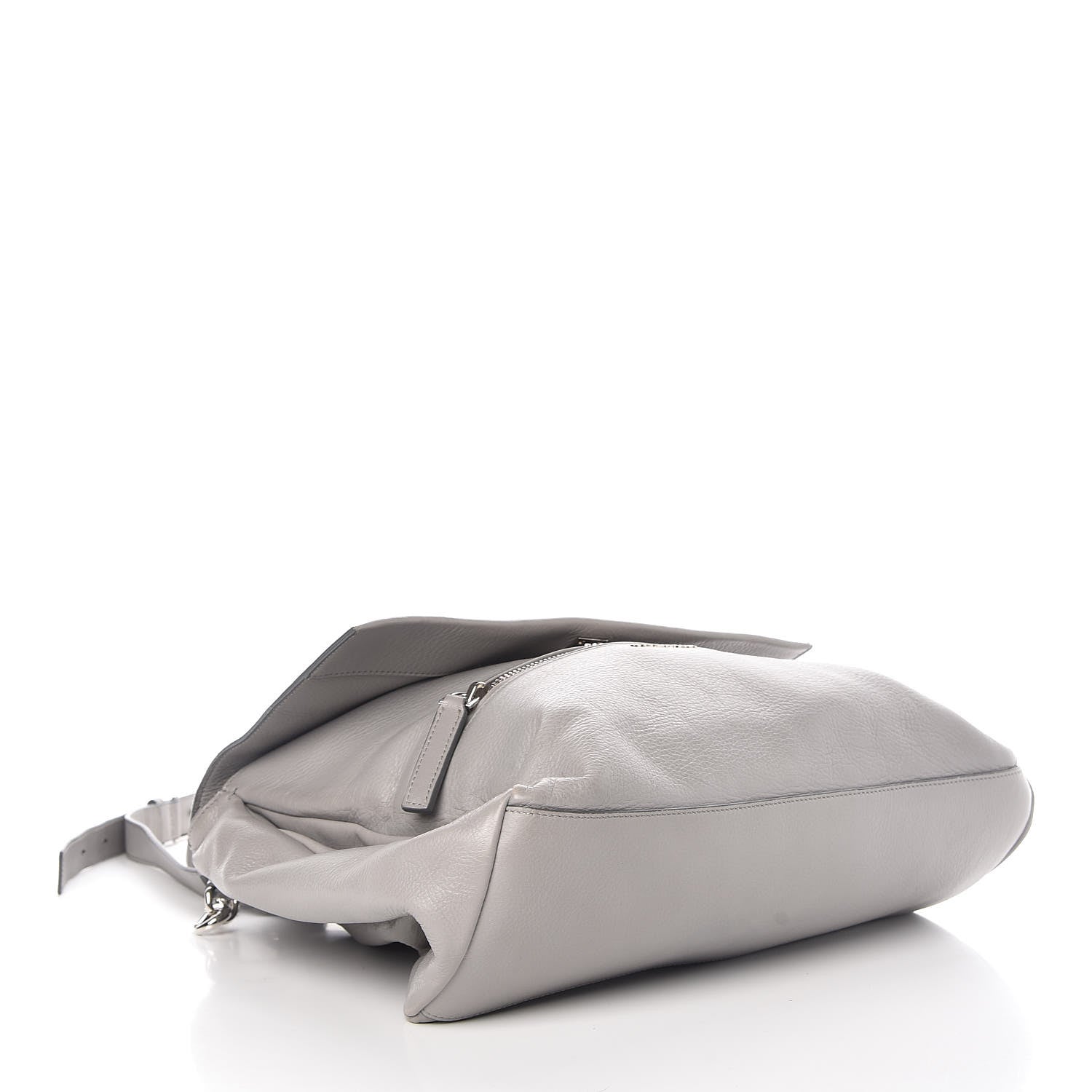 Givenchy Grained Calfskin Medium Pandora Pure Flap Bag Pearl Grey 5 of 14