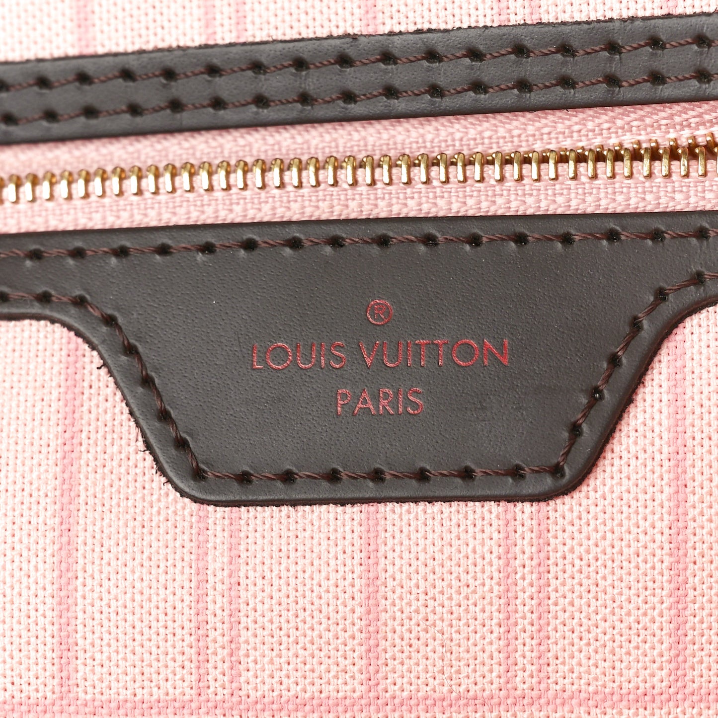 Damier Ebene Neo Neverfull MM Rose Ballerine