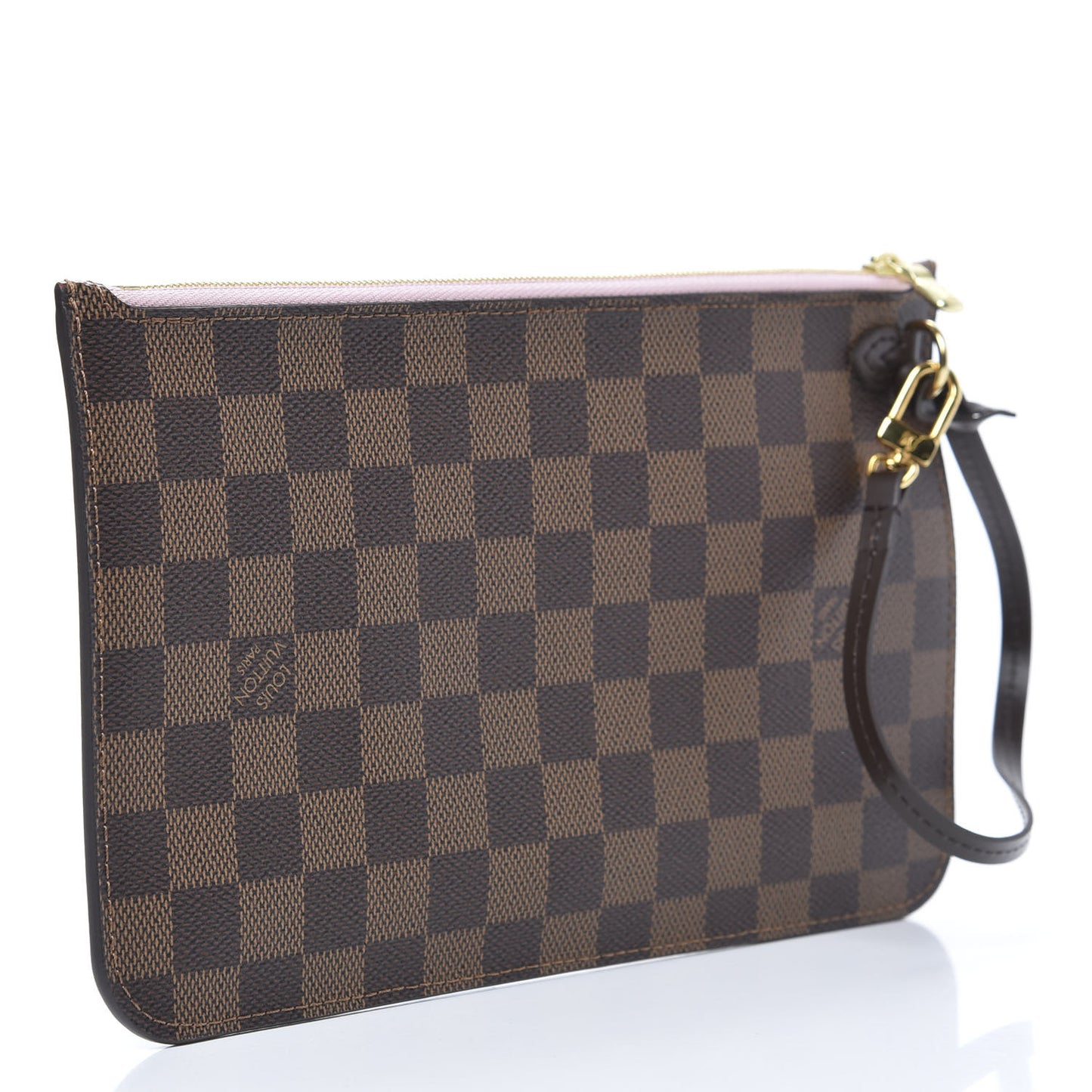 Damier Ebene Neverfull MM GM Pochette Rose Ballerine