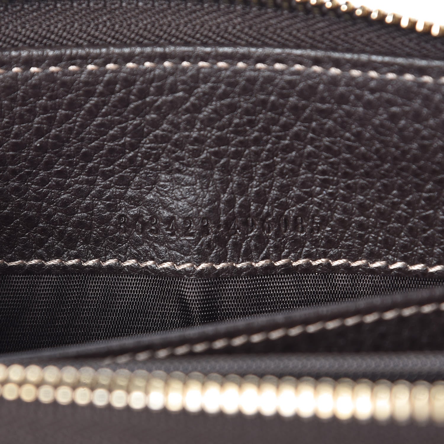 Gucci Crystal Monogram Zip Around Wallet Brown 7 of 7
