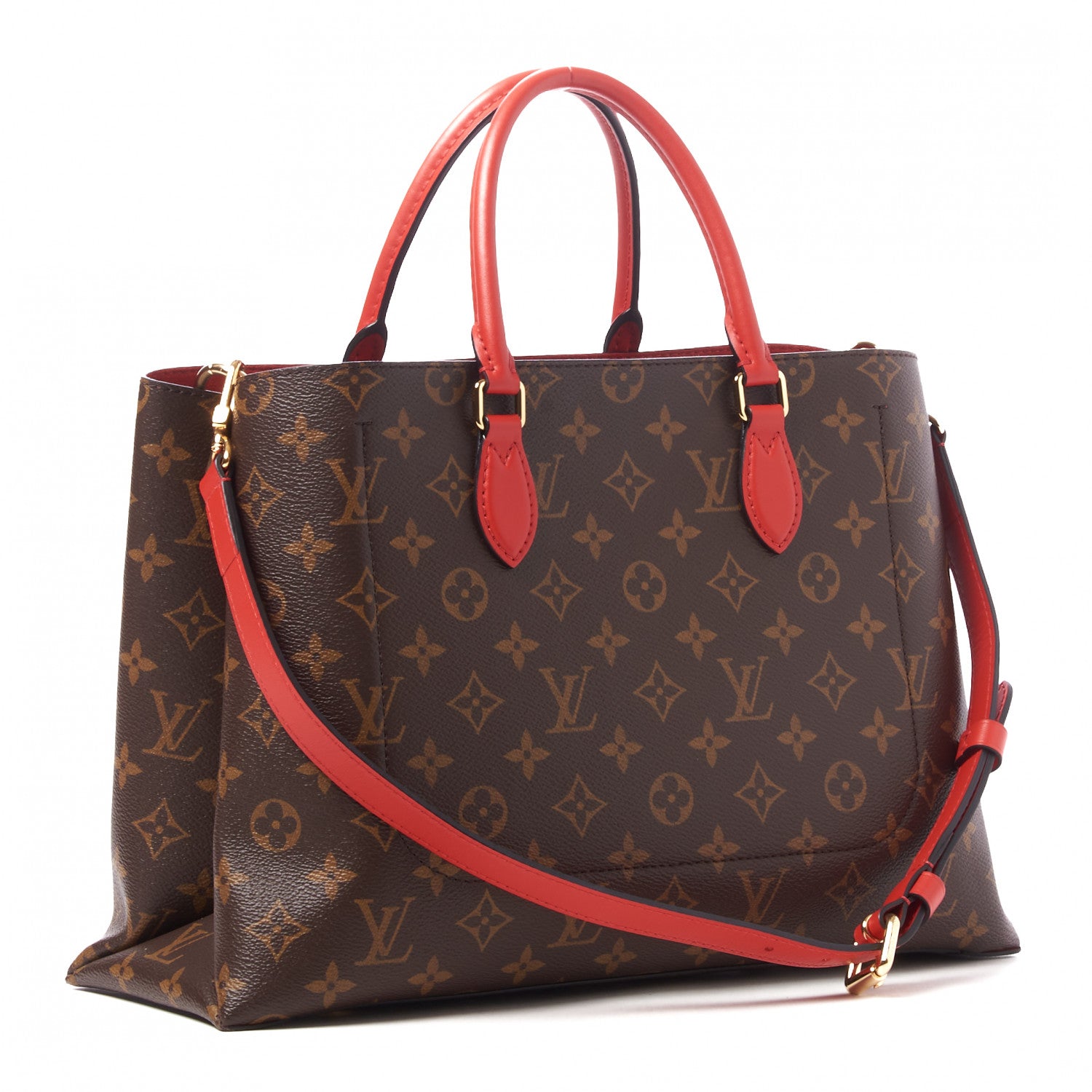 Louis Vuitton Monogram Flower Tote Coquelicot 3 of 9