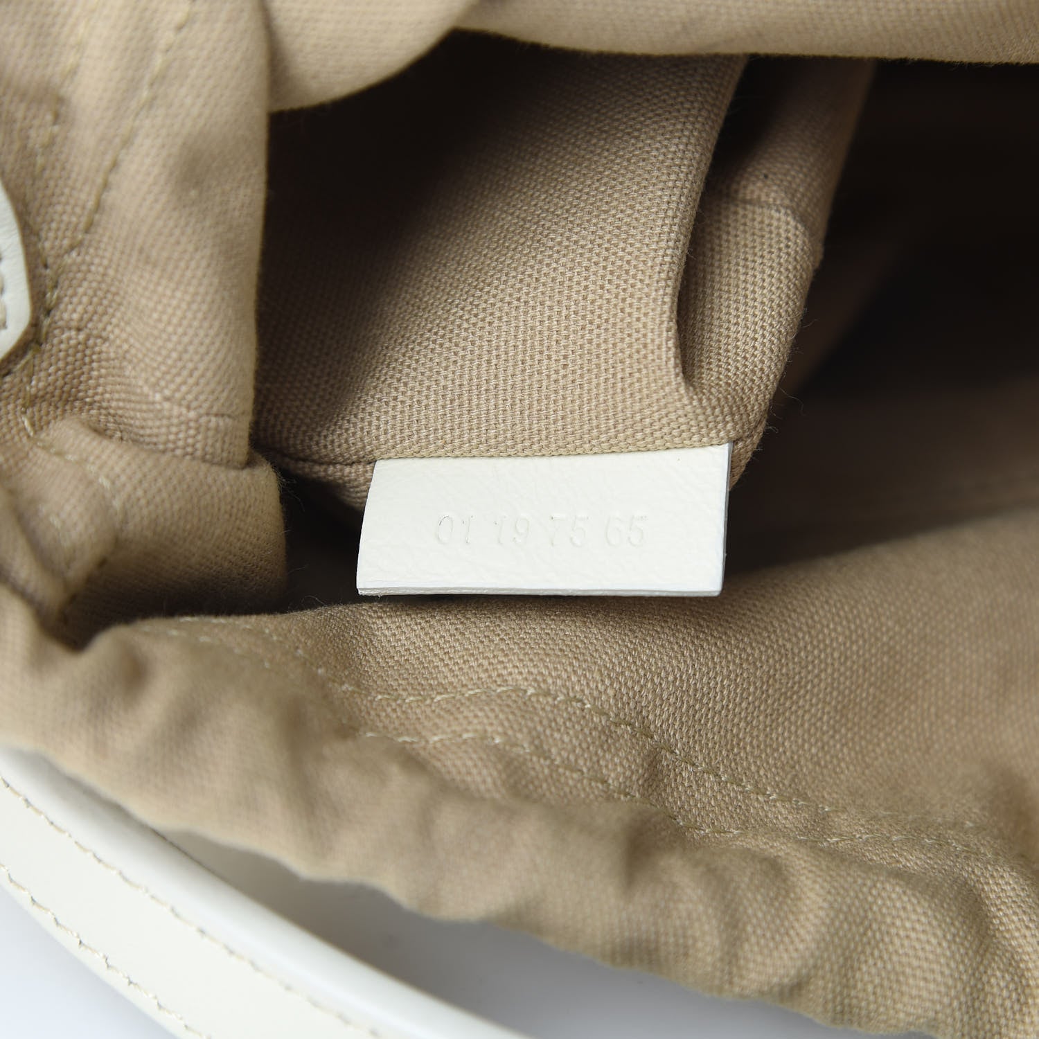 Chloe Calfskin Logo Mini Roy Bucket Bag Natural White 7 of 14