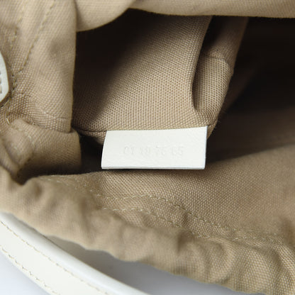Chloe Calfskin Logo Mini Roy Bucket Bag Natural White 7 of 14