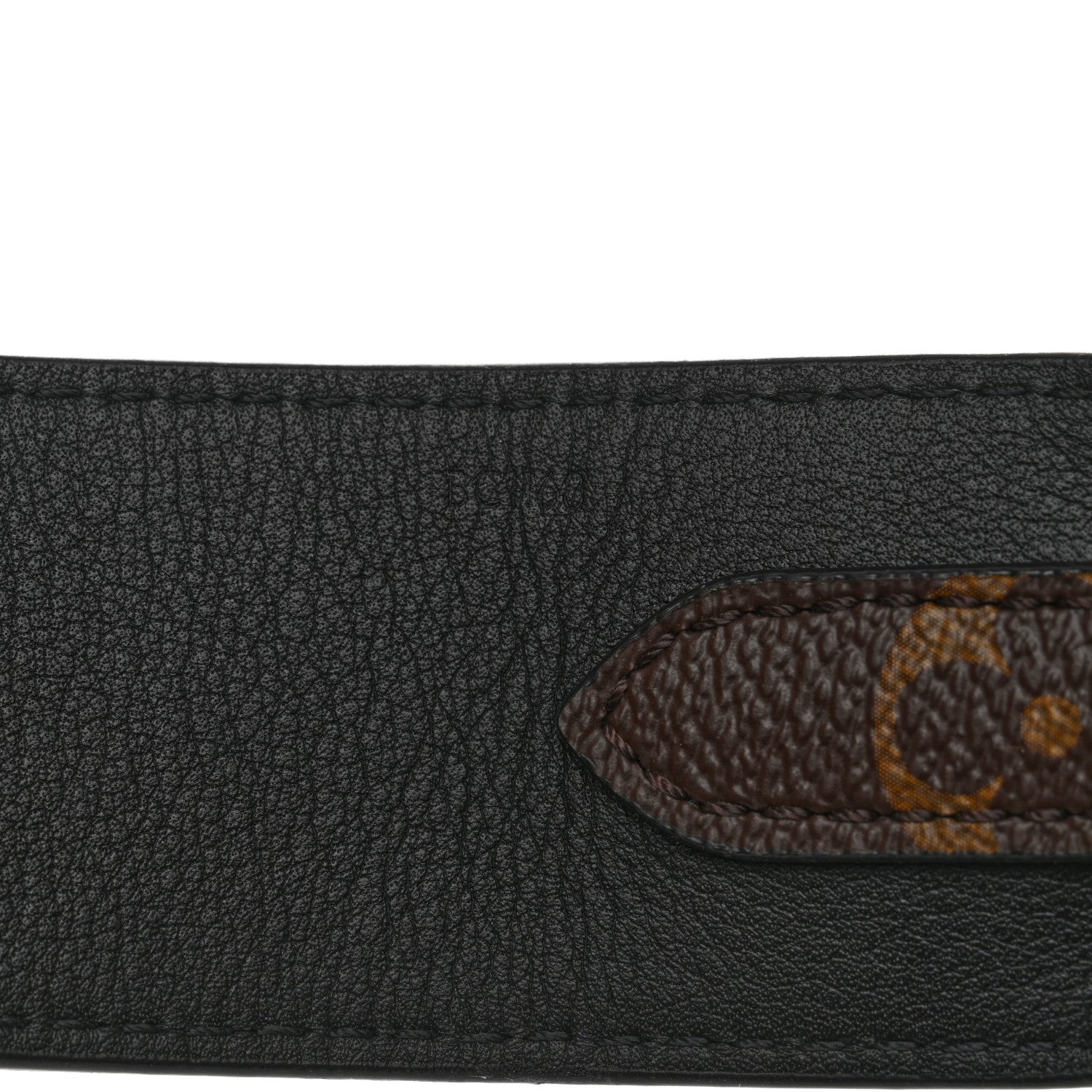 Louis Vuitton Monogram Bandouliere Shoulder Strap Black 4 of 4