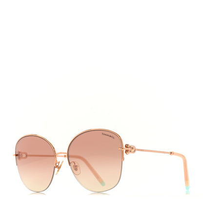 Tiffany Metal TF3082 Round Sunglasses Rose Gold 1 of 8