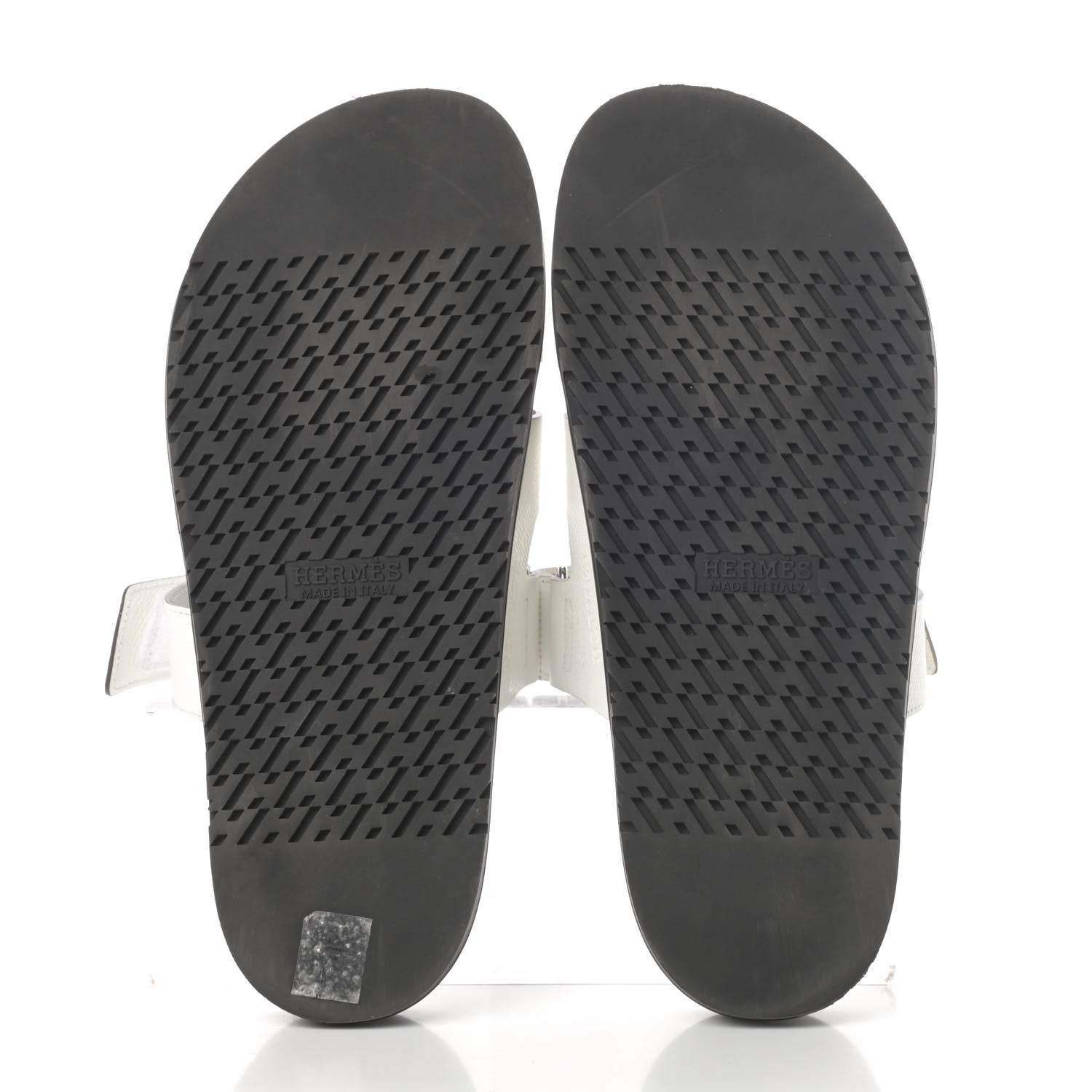 Hermes Epsom Mens Chypre Sandals 42 White 5 of 13