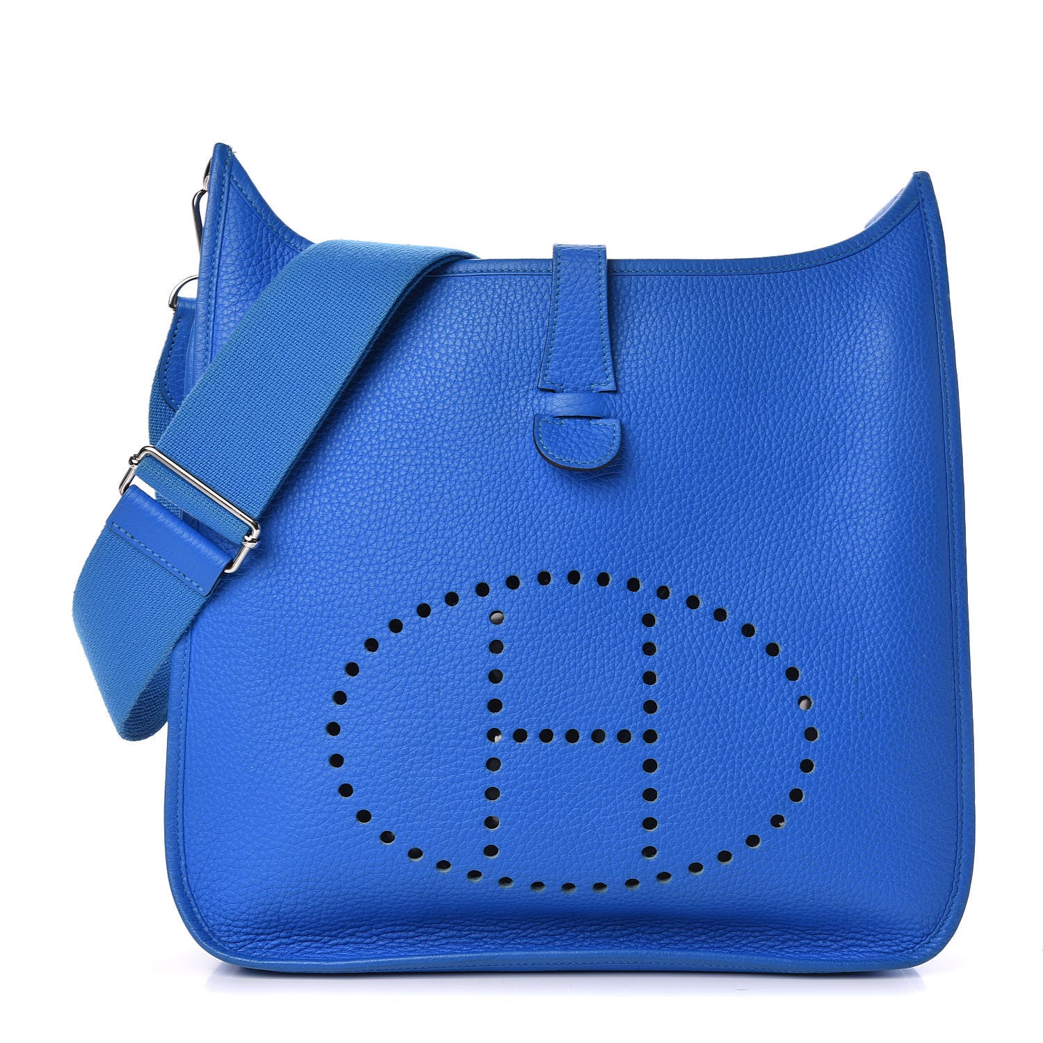 Hermes Taurillon Clemence Evelyne III GM Bleu Hydra 1 of 11