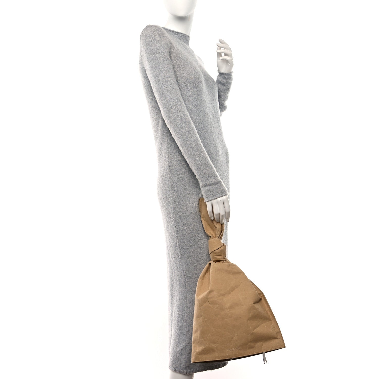 Bottega Veneta Recycled Paper BV Twist Kraft 2 of 11