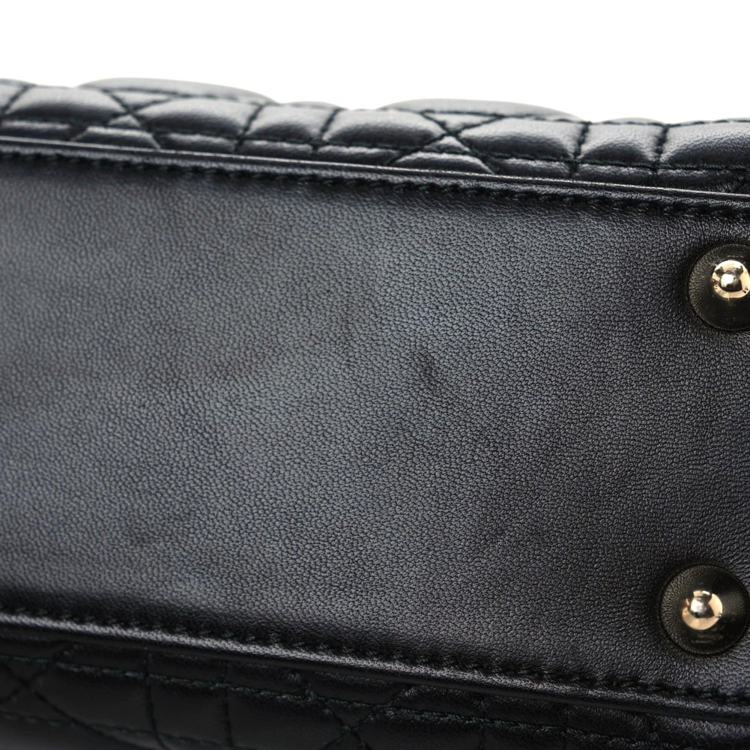 Christian Dior Lambskin Cannage Small Lucky Badges My Lady Dior Black 9 of 22