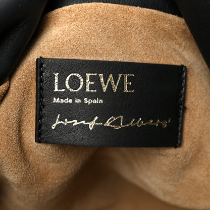 Loewe x Albers Nappa Calfskin Medium Flamenco Clutch Black Burgundy 6 of 11