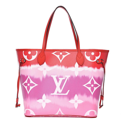 Louis Vuitton Monogram Escale Neverfull MM Rouge 1 of 12