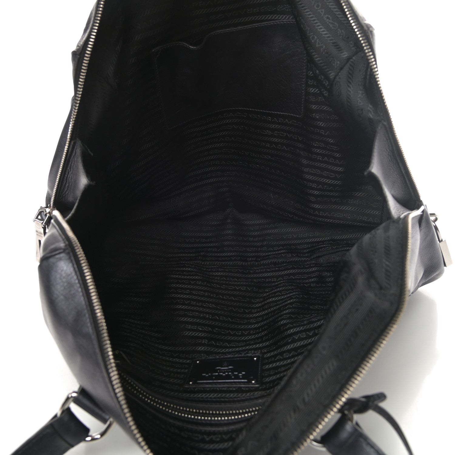 Prada Vitellino Mordo Shoulder Bag Anthracite 5 of 11