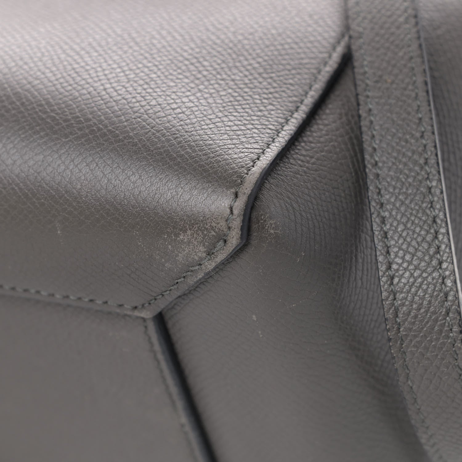 Celine Grained Calfskin Mini Belt Bag Grey 7 of 12