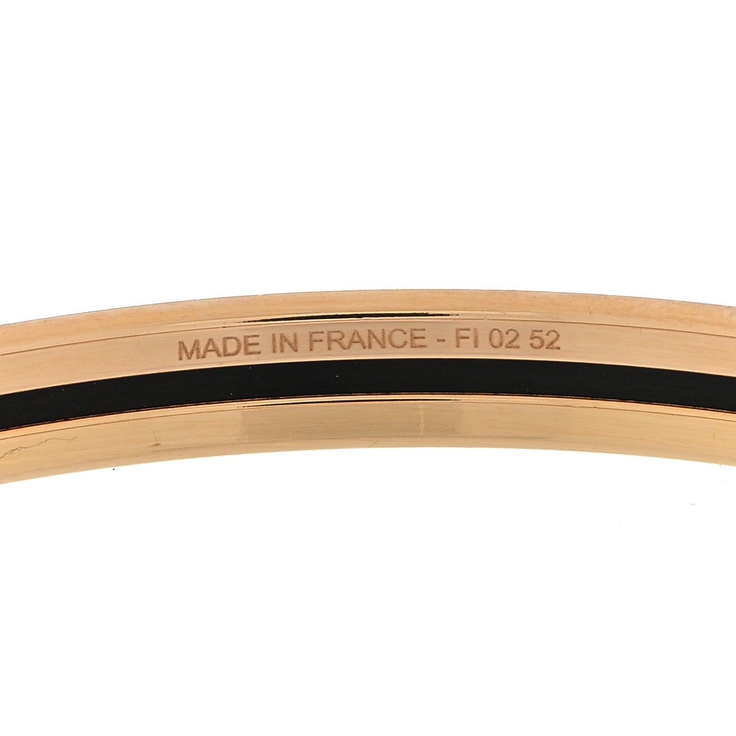 Hermes Enamel Uni Bangle White 3 of 3