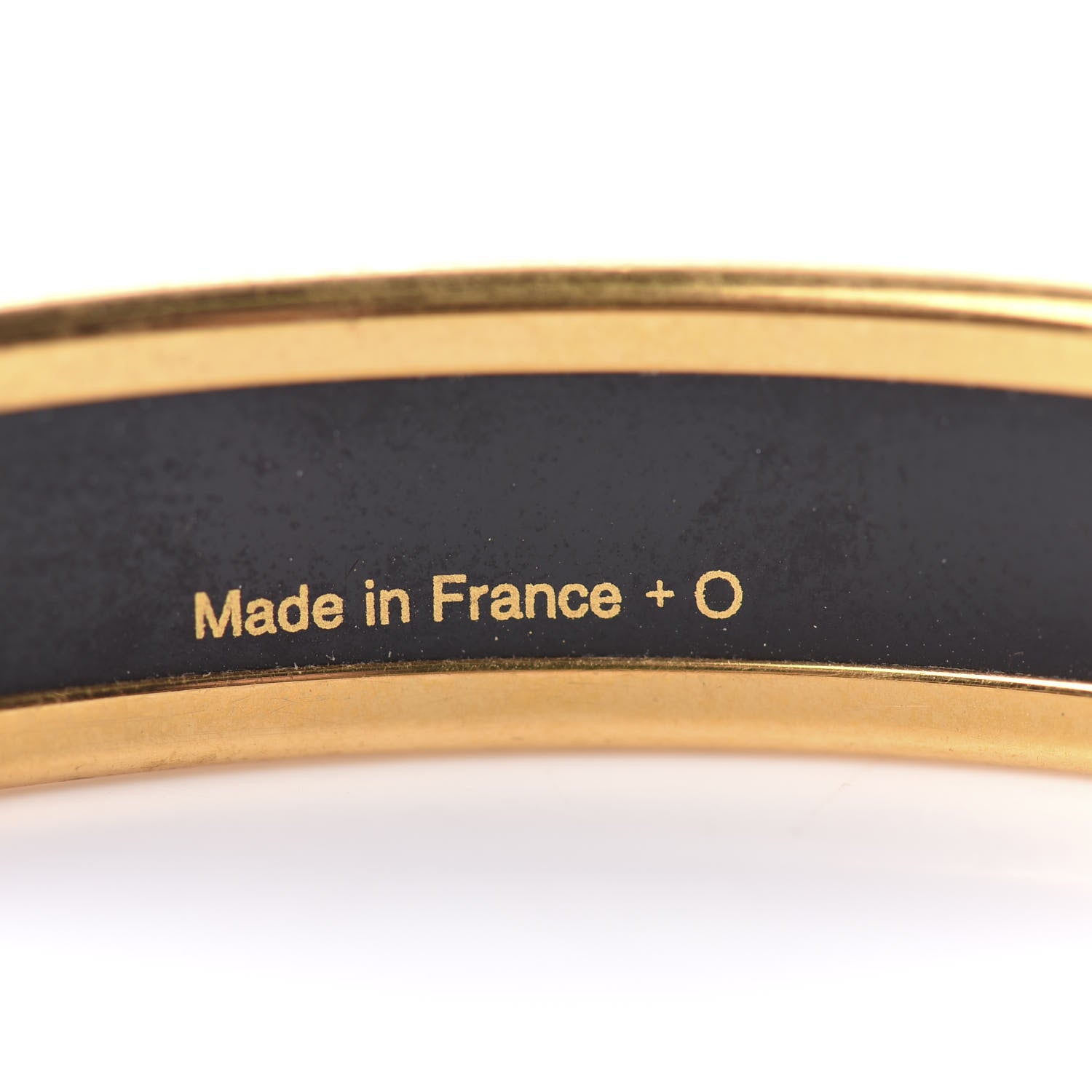 Hermes Enamel Printed Narrow Bracelet 70 4 of 5