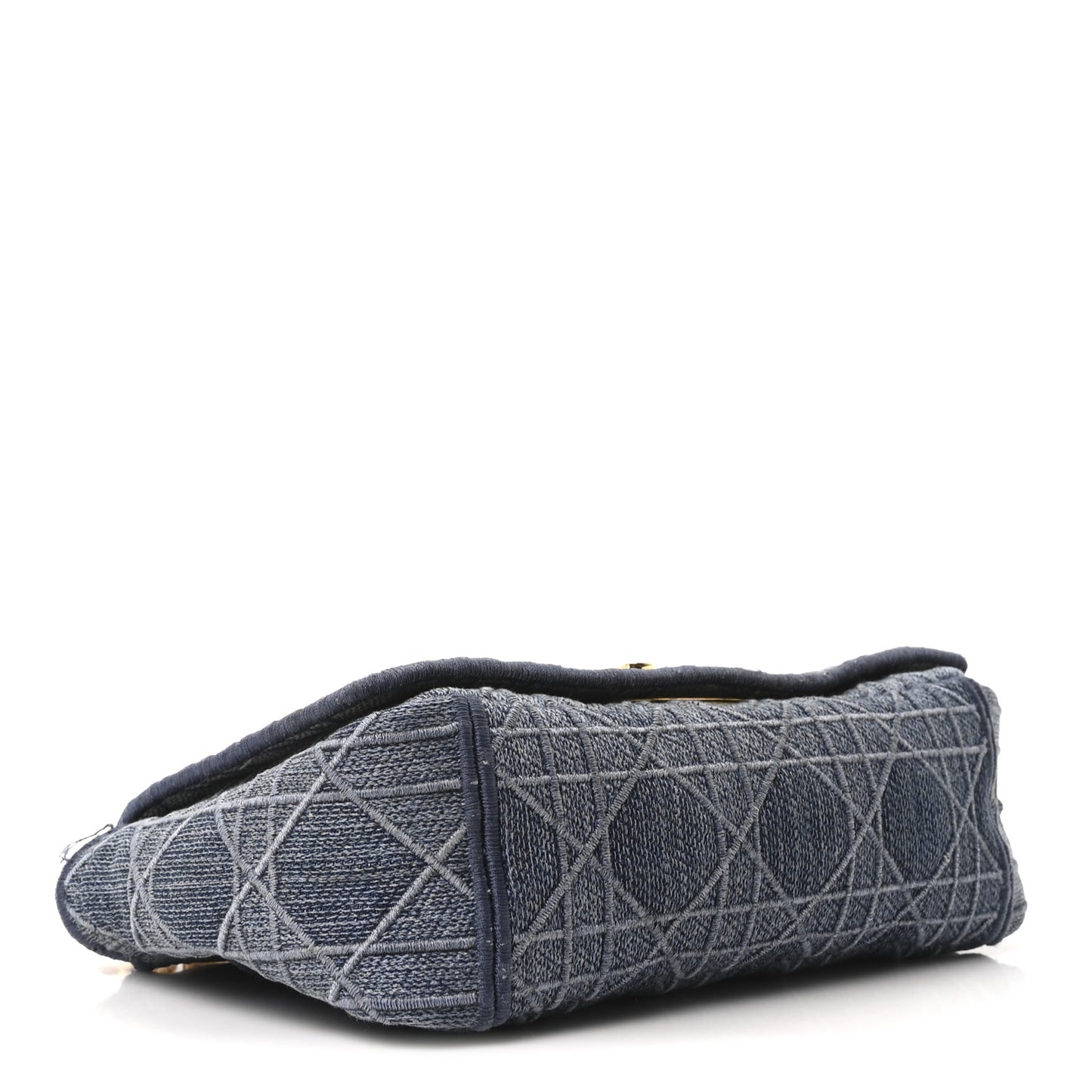 Denim Cannage Small Caro Bag Blue