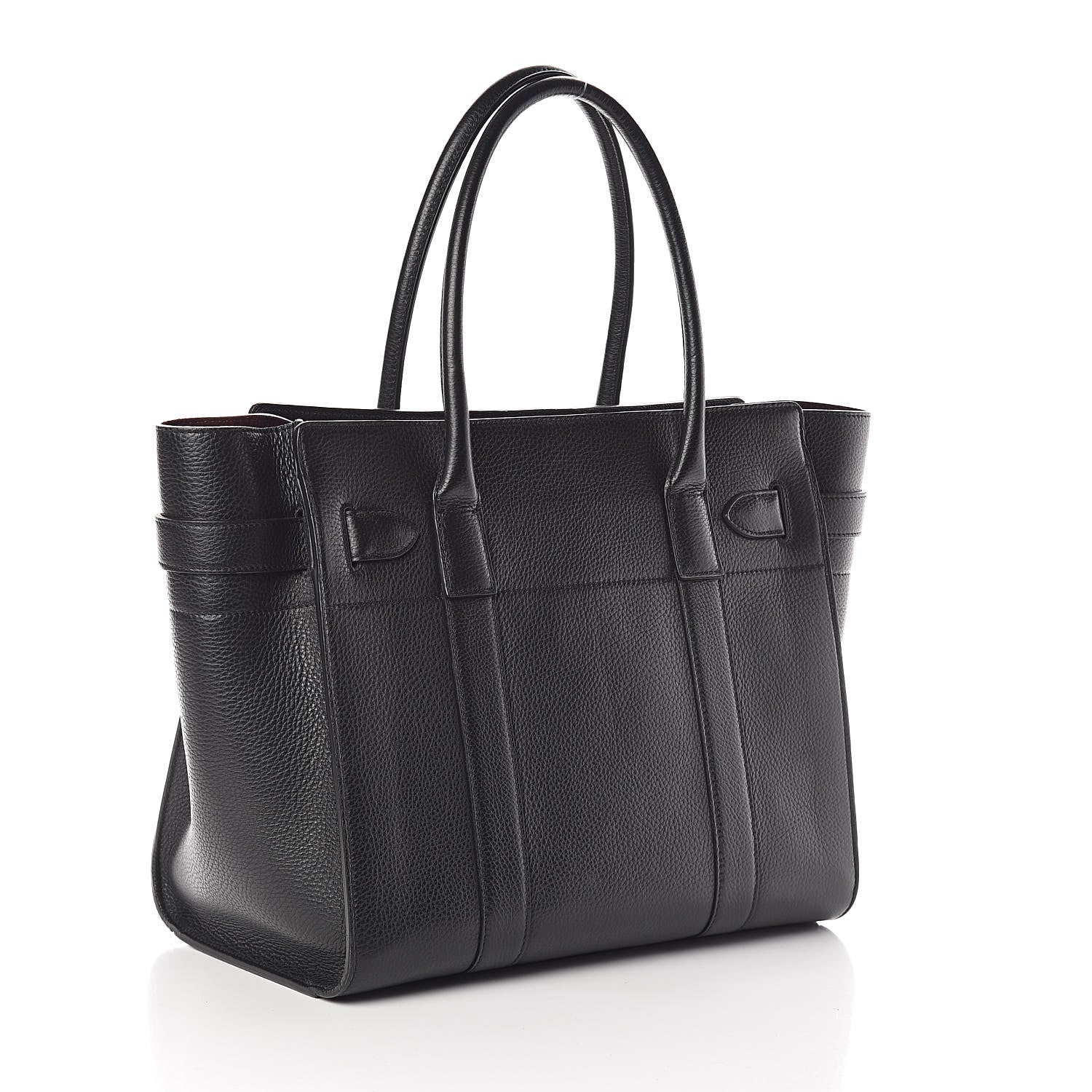Mulberry Classic Grain Bayswater Zip Tote Black 3 of 9