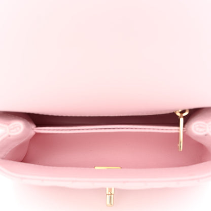 Chanel Caviar Quilted Extra Mini Coco Handle Flap Light Pink 5 of 11