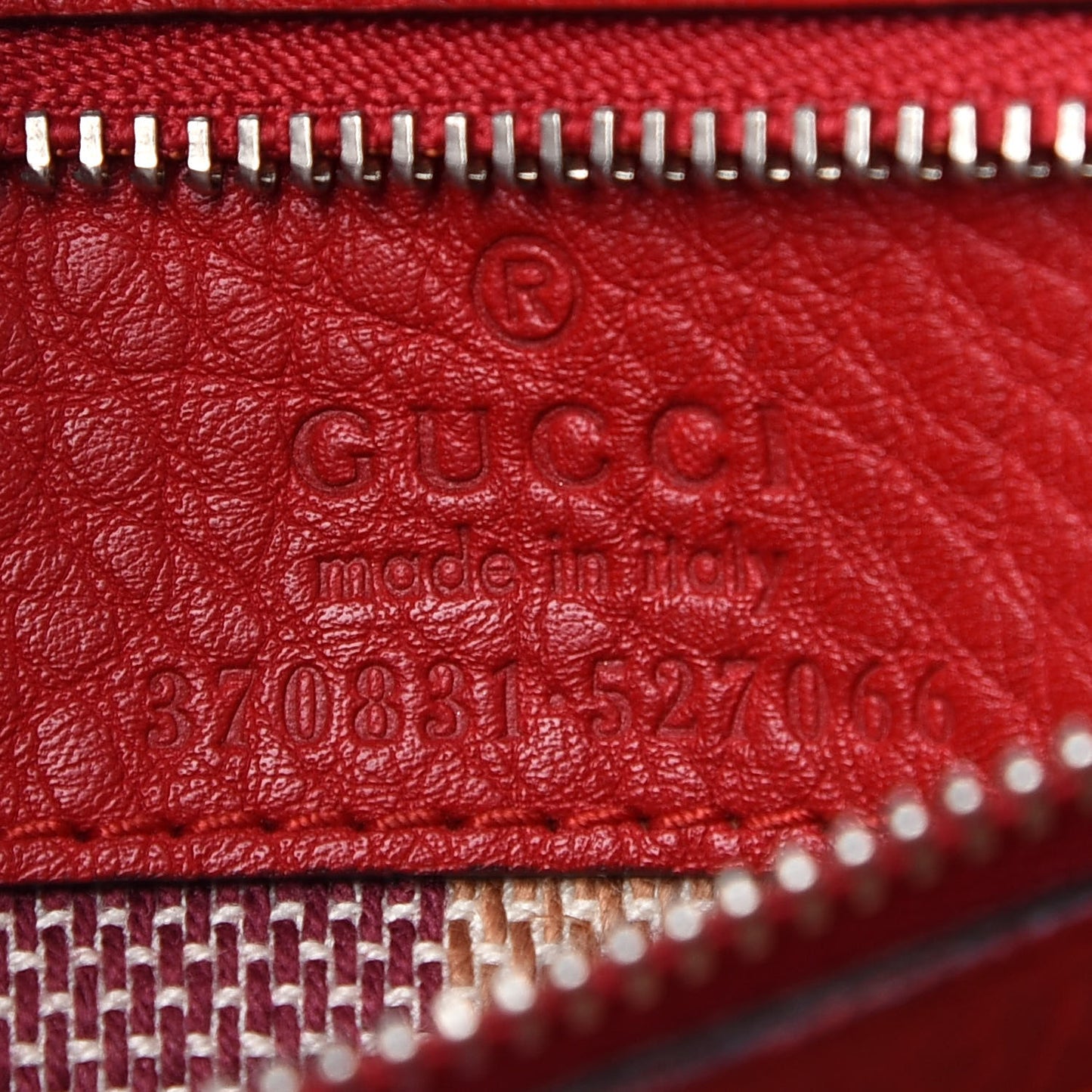 Cellarius Calfskin Small Bamboo Daily Top Handle Bag Hibiscus Red