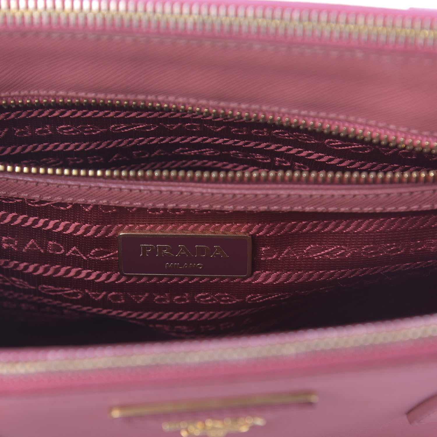Prada Saffiano Small Galleria Double Zip Tote Tamaris 8 of 10