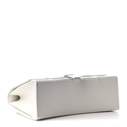 Balenciaga Grained Calfskin Medium Hourglass Top Handle Bag White 4 of 9