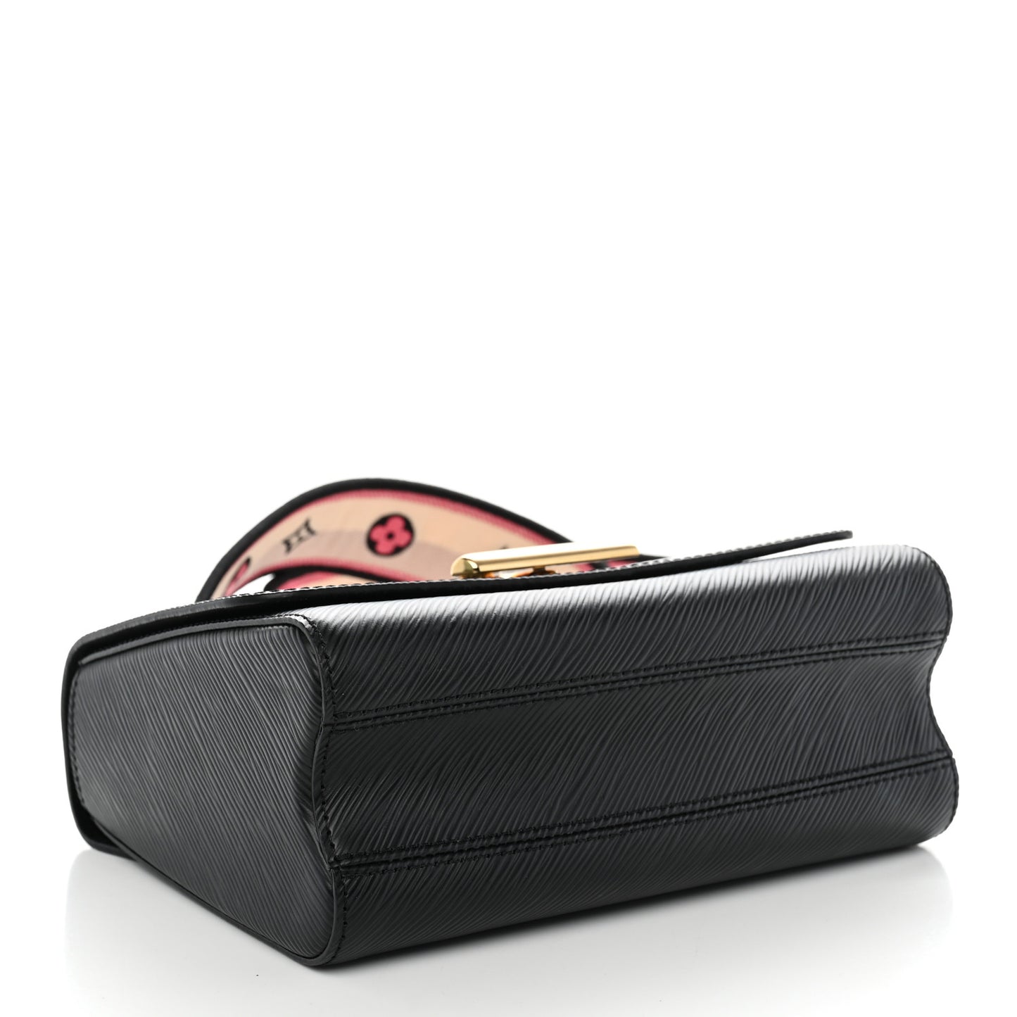 Epi Twist Top Handle Shoulder Bag MM Black