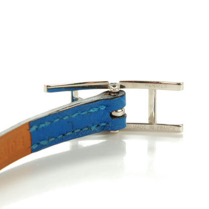 Hermes Swift Hapi 3 MM Triple Tour Wrap Bracelet L Mykonos 7 of 7