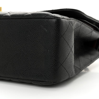 Chanel Caviar Quilted Jumbo Double Flap Black 10 of 19