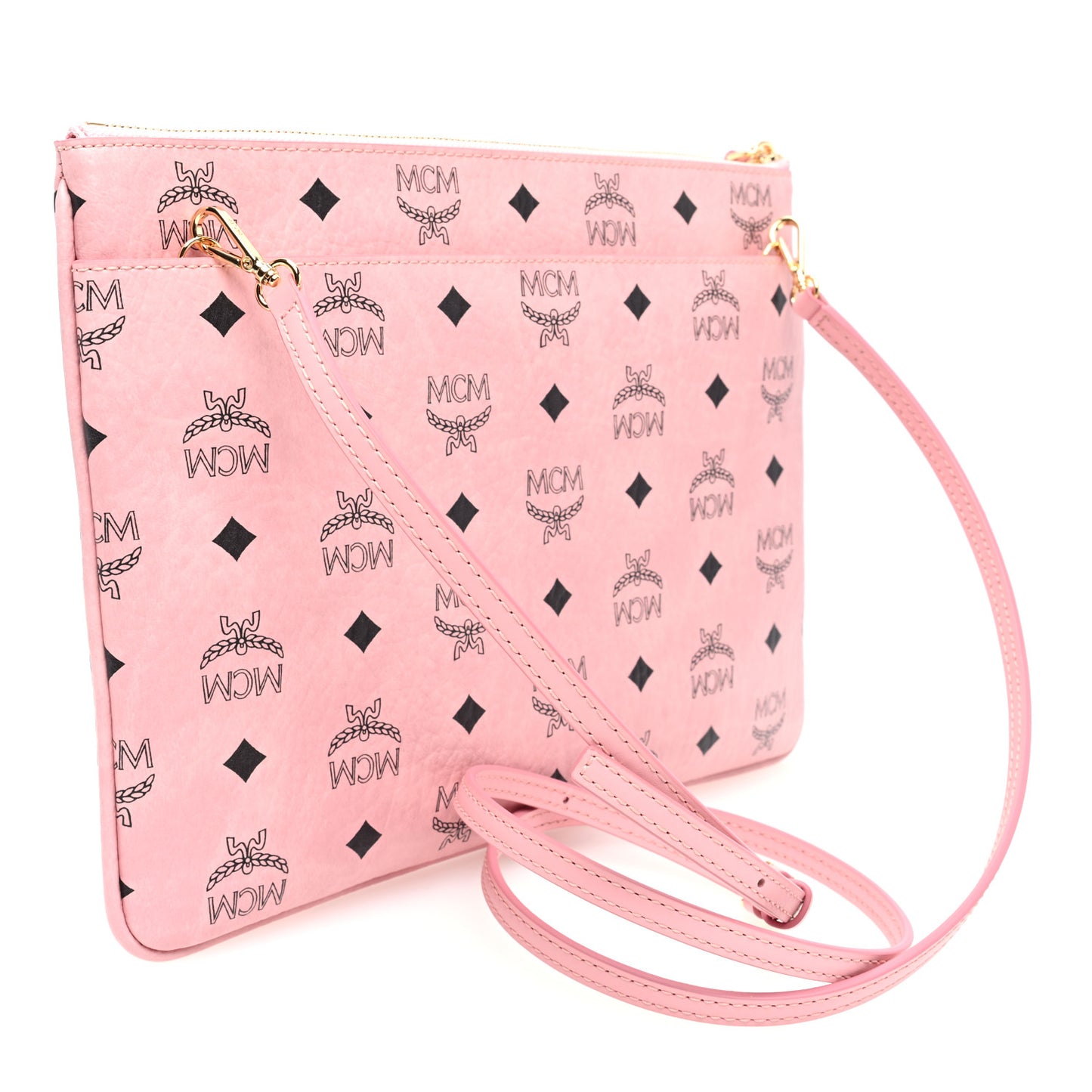 Visetos Medium Crossbody Pouch Soft Pink
