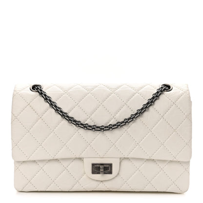 Chanel Aged Calfskin Quilted 2.55 Reissue 226 Flap Ivory 1 of 12