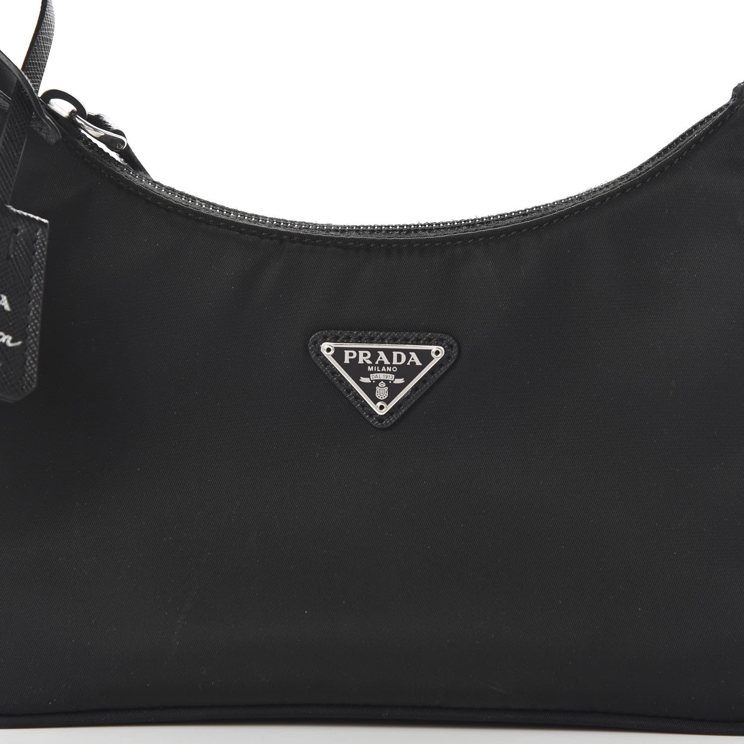 Prada Tessuto Nylon Mini Re-Edition 2000 Bag Black 9 of 10