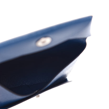 Hermes Chevre Mysore Bastia Coin Purse Deep Blue 5 of 7