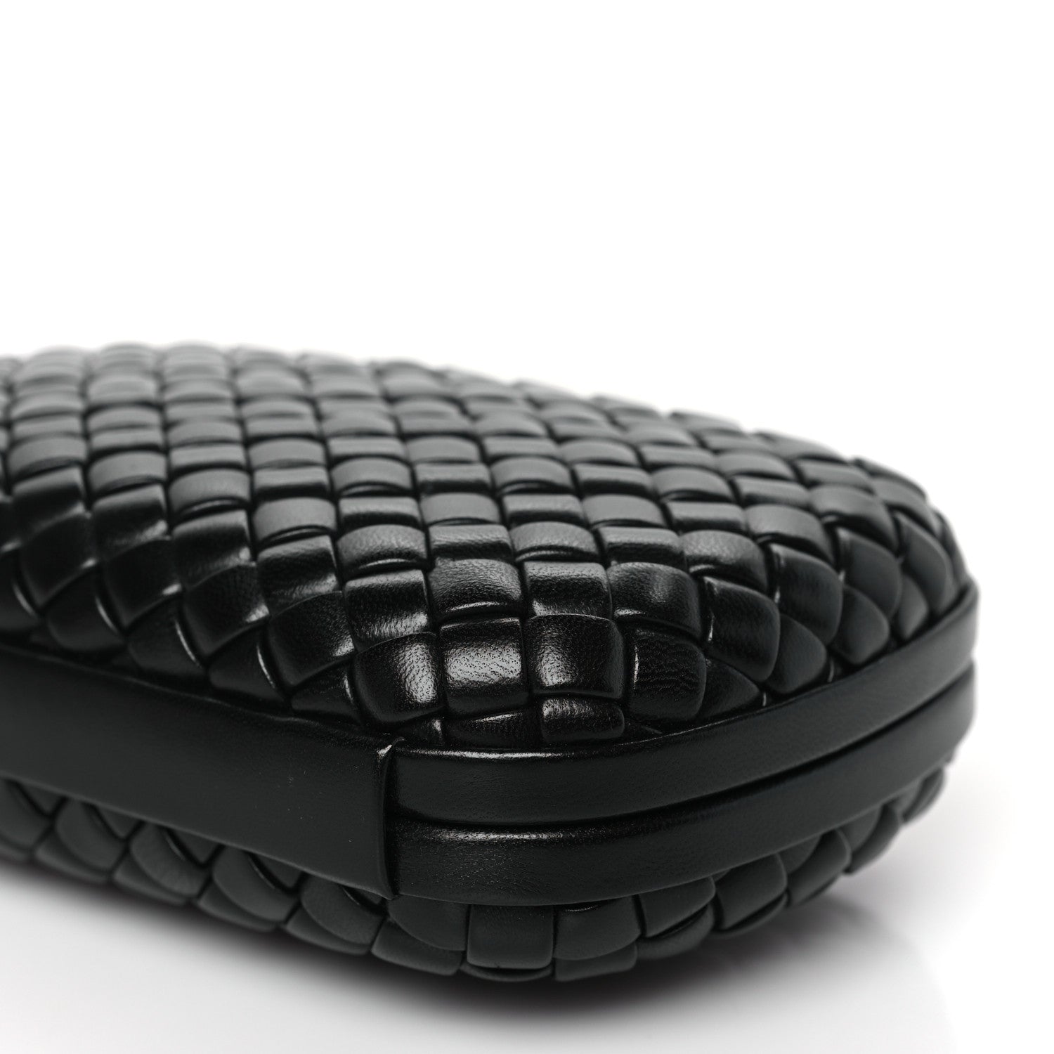 Bottega Veneta Nappa Intrecciato Knot Clutch Black 8 of 8