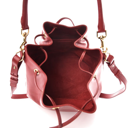 Saint Laurent Calfskin Medium Emmanuelle Bucket Bag Lipstick Red 5 of 14