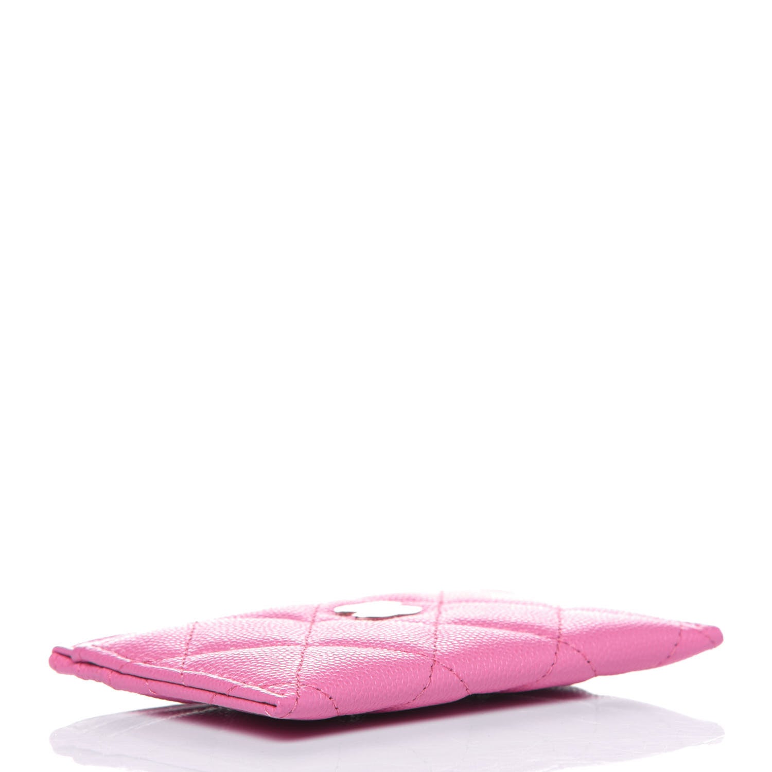 Chanel Caviar Quilted Card Holder Pink 4 of 12