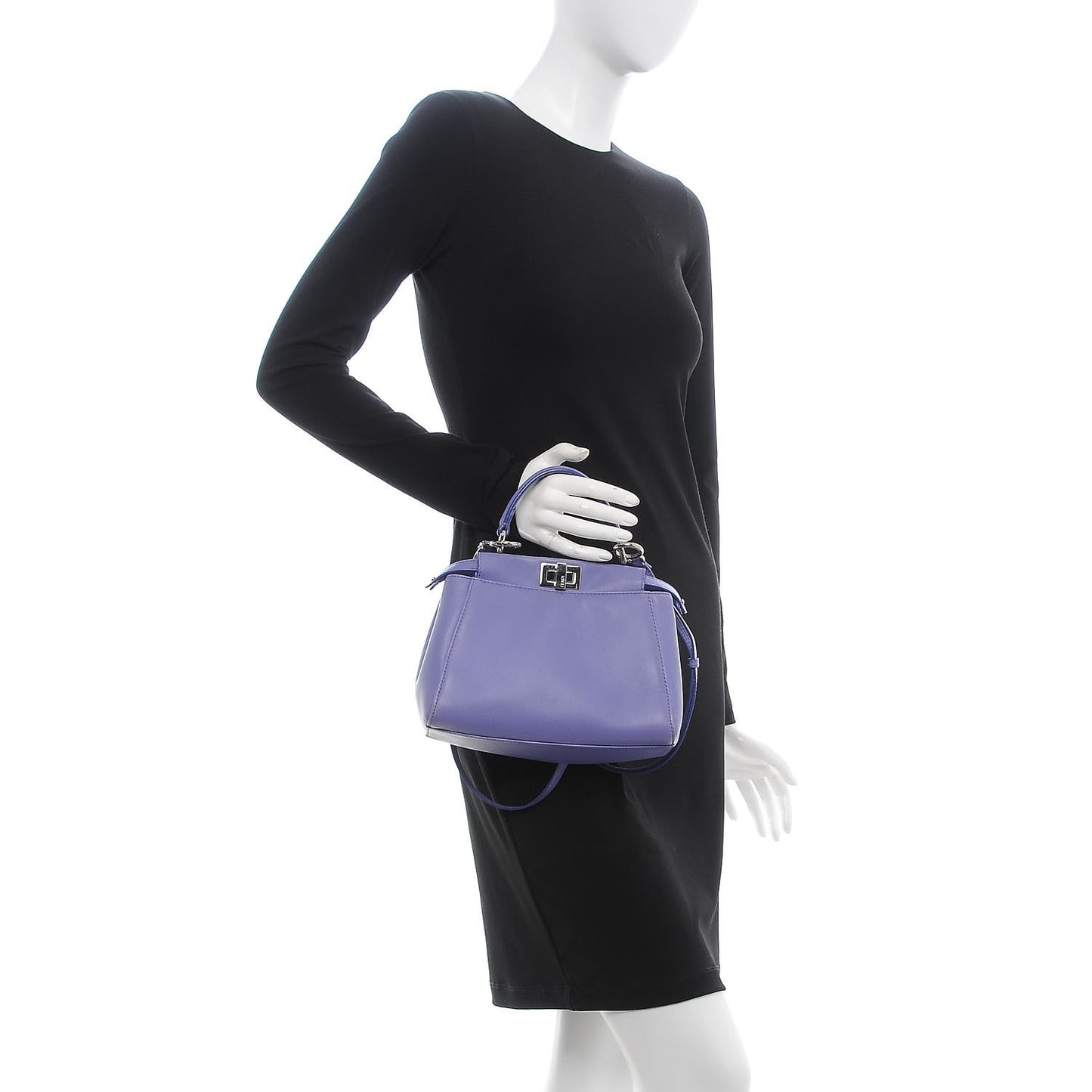 Nappa Mini Peekaboo Iconic Satchel Viola Cassis