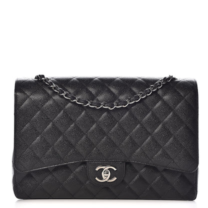 Chanel Caviar Quilted Maxi Double Flap Black 1 of 12
