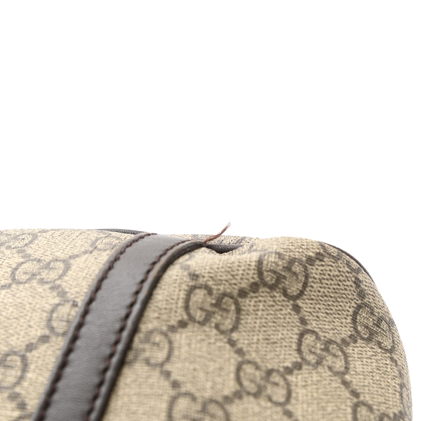 GG Supreme Monogram Medium Joy Tote Dark Brown