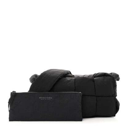 Bottega Veneta Nylon Intrecciato Padded Tech Cassette Bag Black 2 of 10
