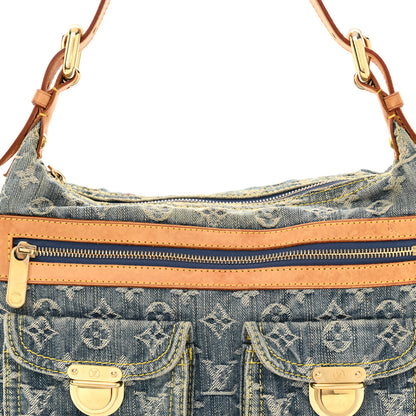 Louis Vuitton Monogram Denim Baggy PM Blue 7 of 18