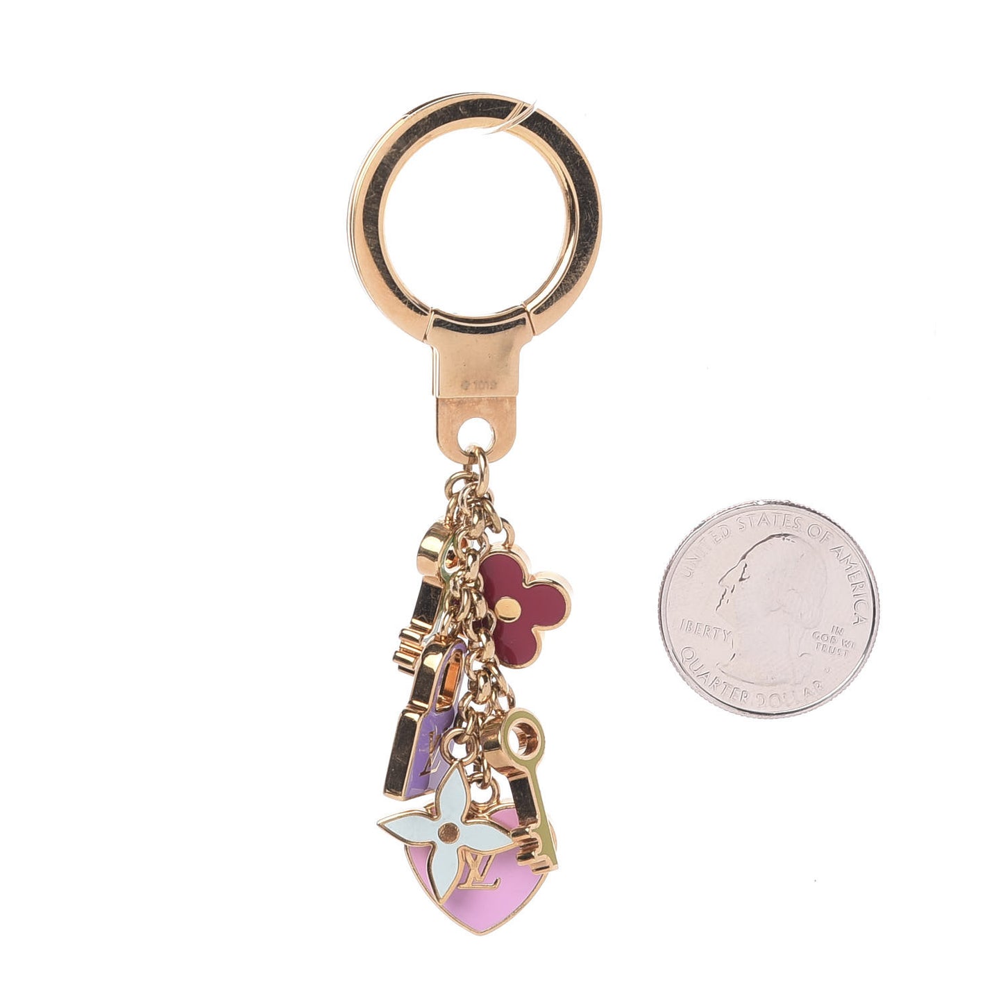 Enamel Pretty Charms Key Ring Holder