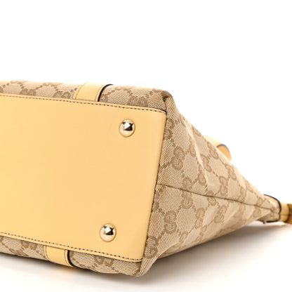 Gucci Monogram Medium Abbey Tote Yellow 10 of 10