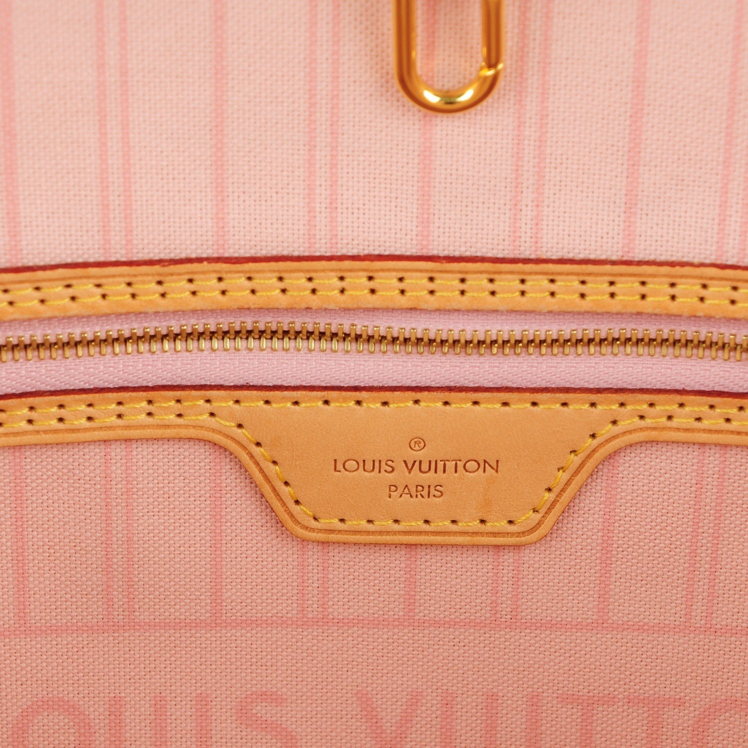 Louis Vuitton Damier Azur Neo Neverfull MM Rose Ballerine 7 of 10