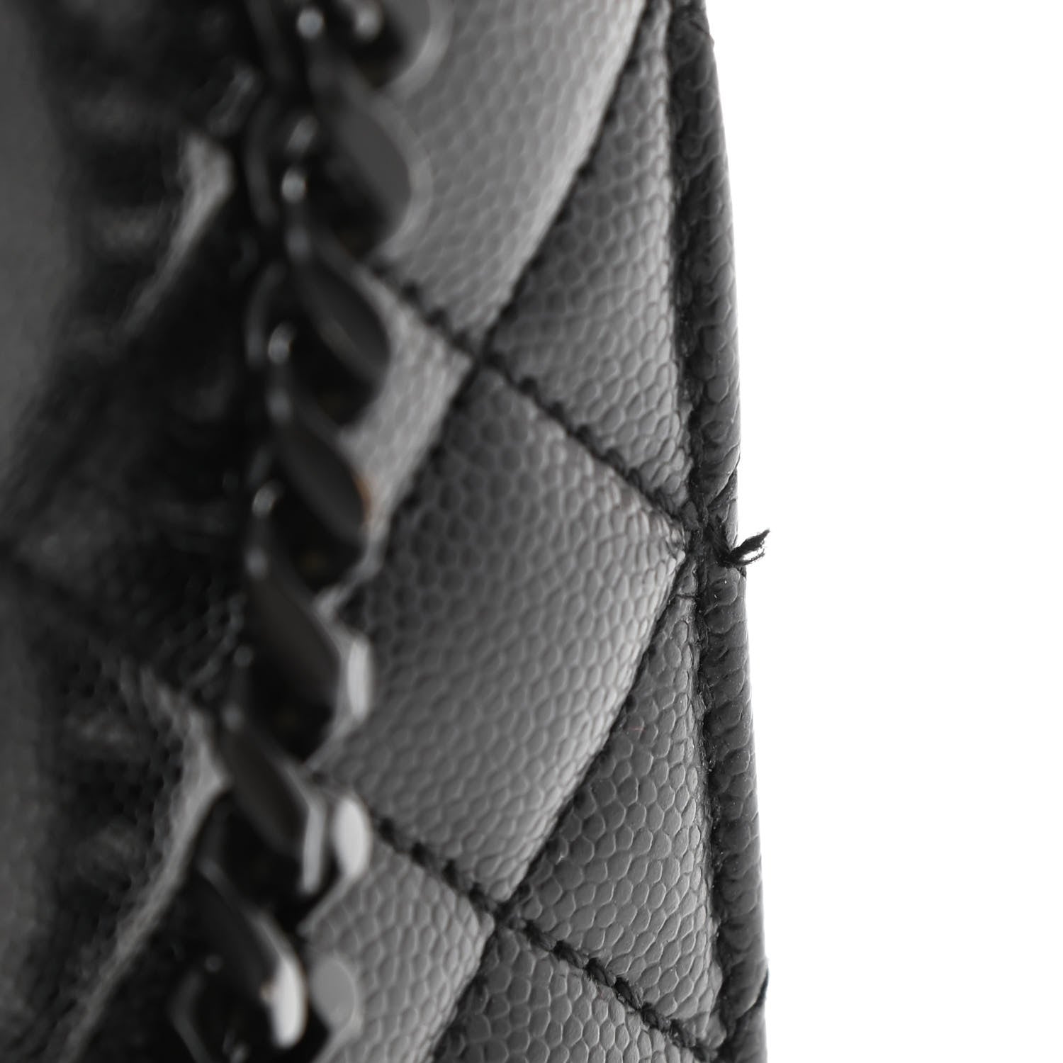 Saint Laurent Grain De Poudre Textured Mixed Matelasse Triquilt Medium Monogram Satchel Black 13 of 13