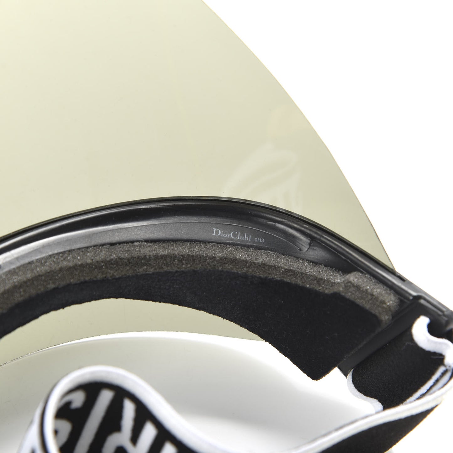 Mirrored DiorClub1 Sun Visor Black