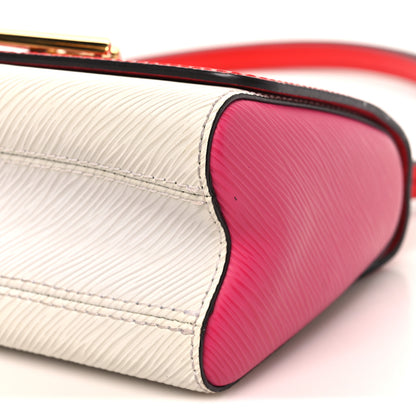 Louis Vuitton Epi Twist Shoulder Bag MM Coquelicot Hot Pink White 10 of 12