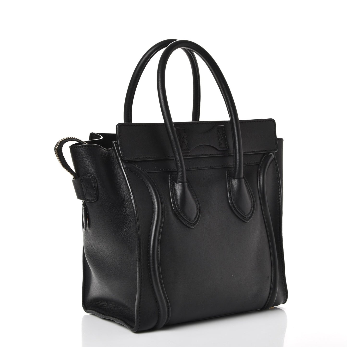 Smooth Calfskin Micro Luggage Black
