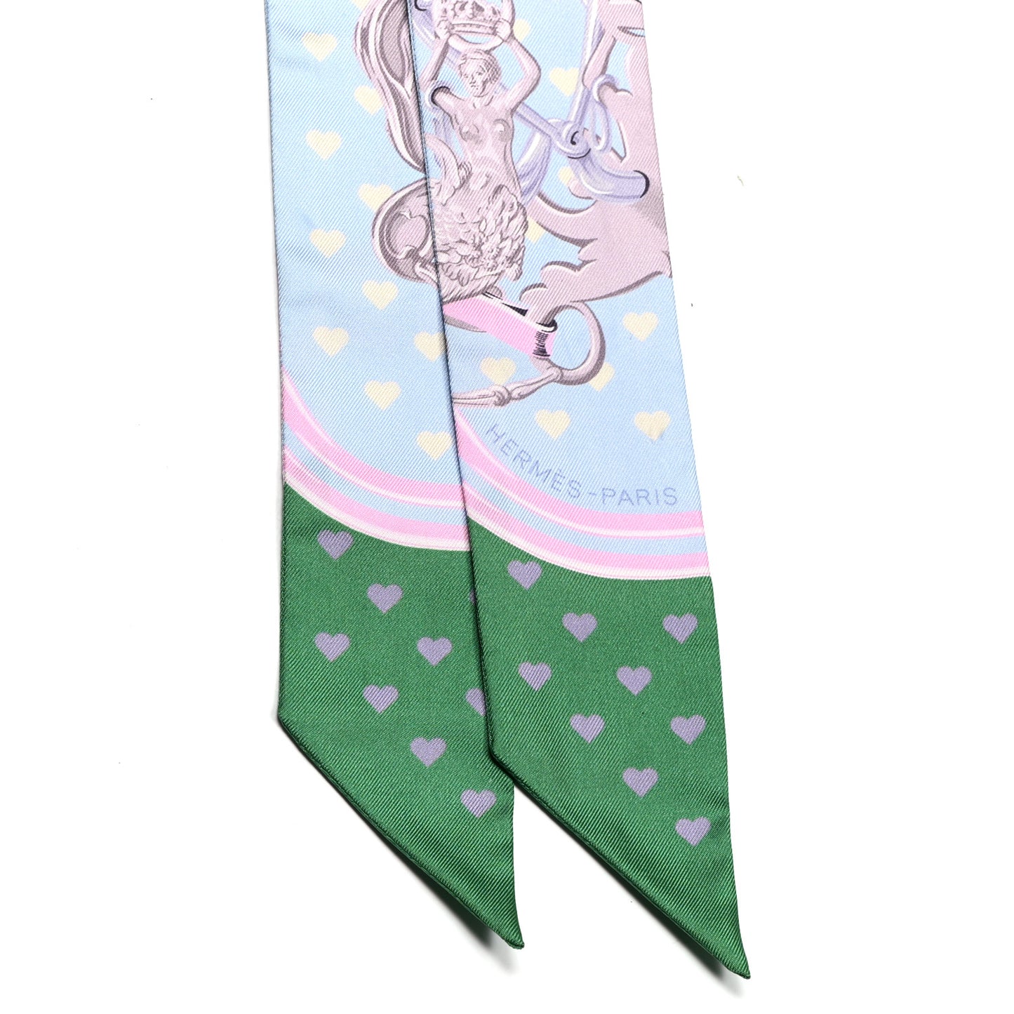 Silk Brides De Gala Love Twilly Bleu Ciel Parme Vert