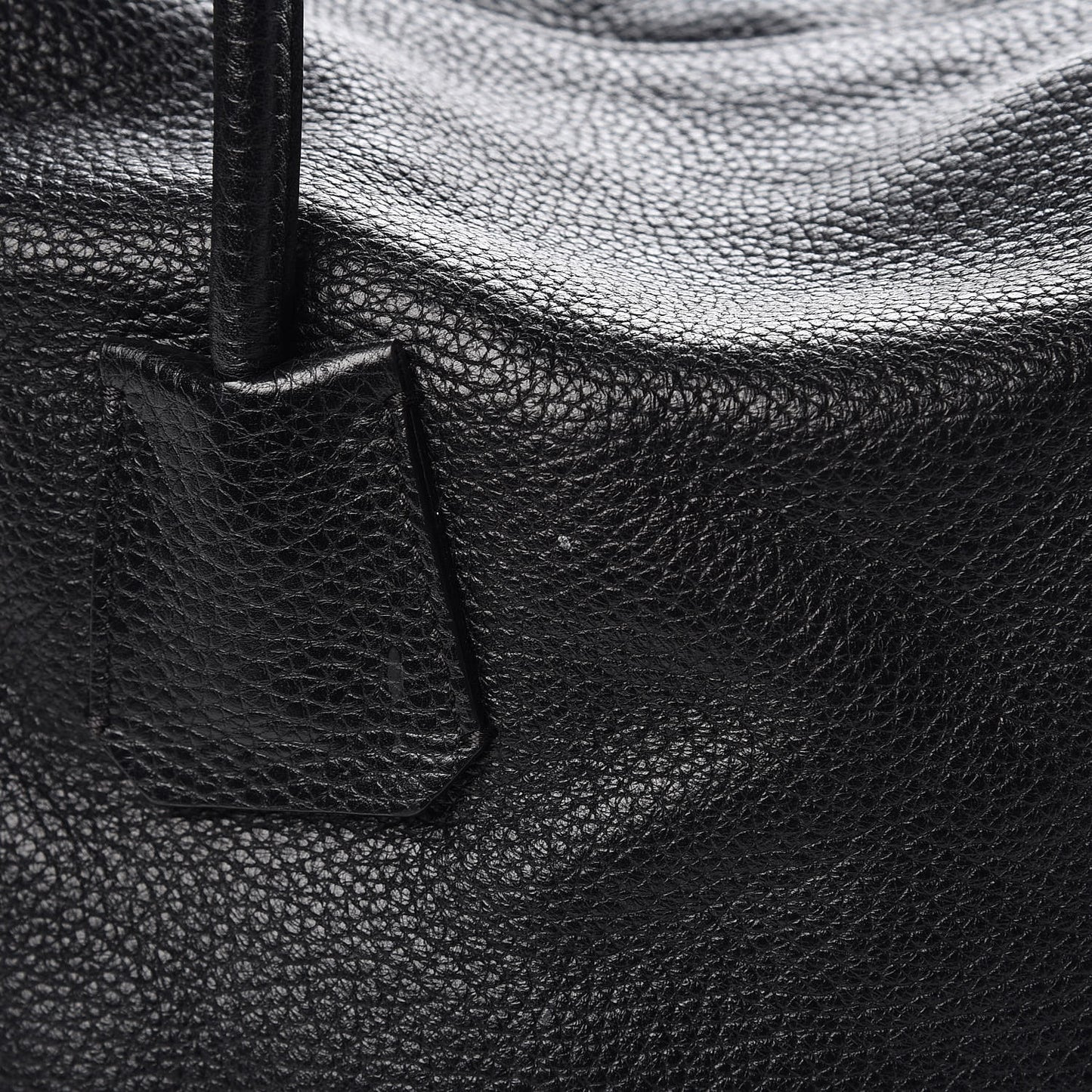 London Grainy Calfskin Medium Baynard Tote Black