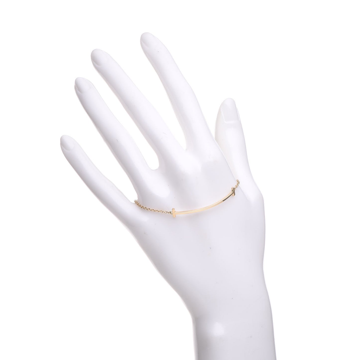 18K Yellow Gold T Smile Bracelet